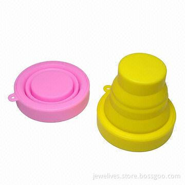 Silicone Foldable Travel Cup with Holder